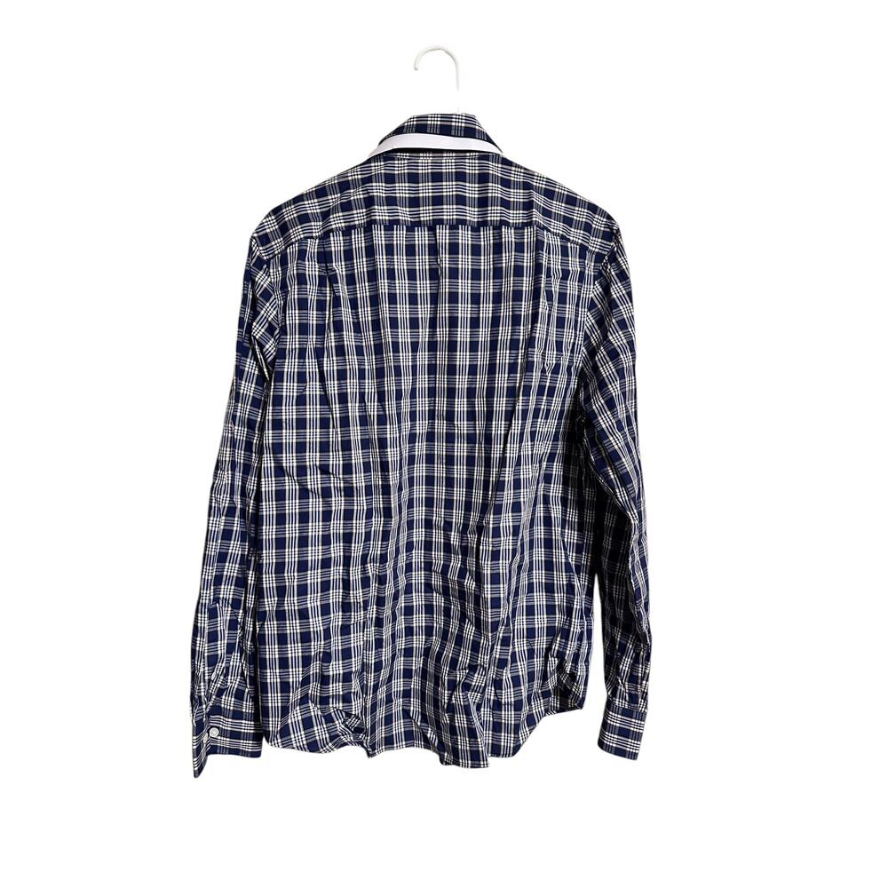 Nautica Blue Plaid Button Down Shirt Men's Size Medium NWT Classic Fit - Picture 2 of 5